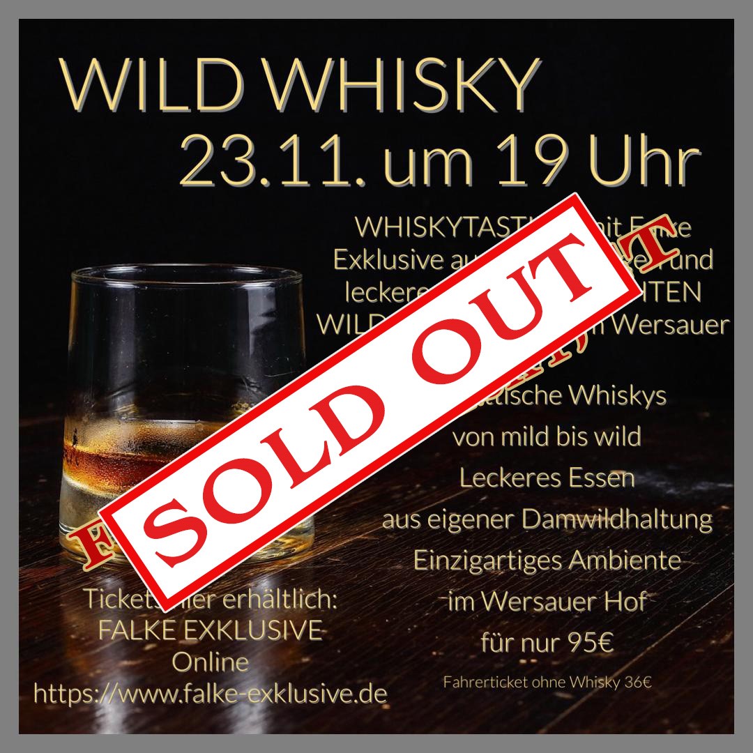 Bild von Wild Whisky 23.11.2024 - FAHRERTICKET ohne Whisky